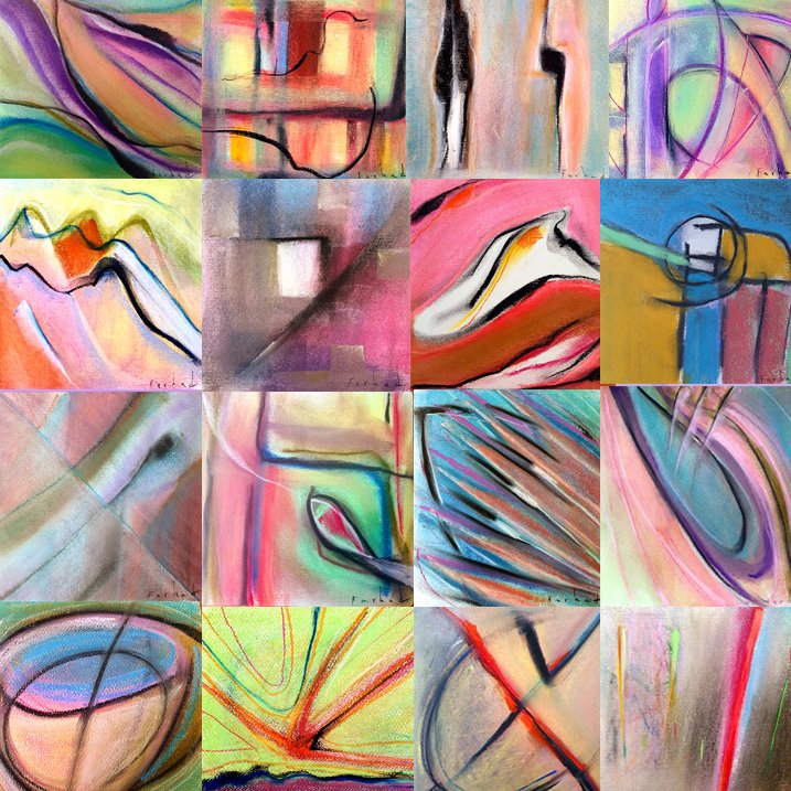 ARGON Panel — Fragmented Grid of 16