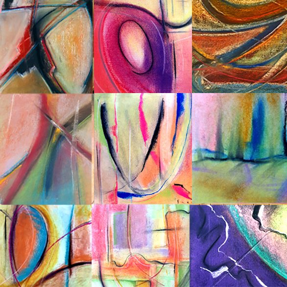 ARGON Panel — Fragmented Grid of 9